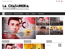 Tablet Screenshot of lachatarreria.com